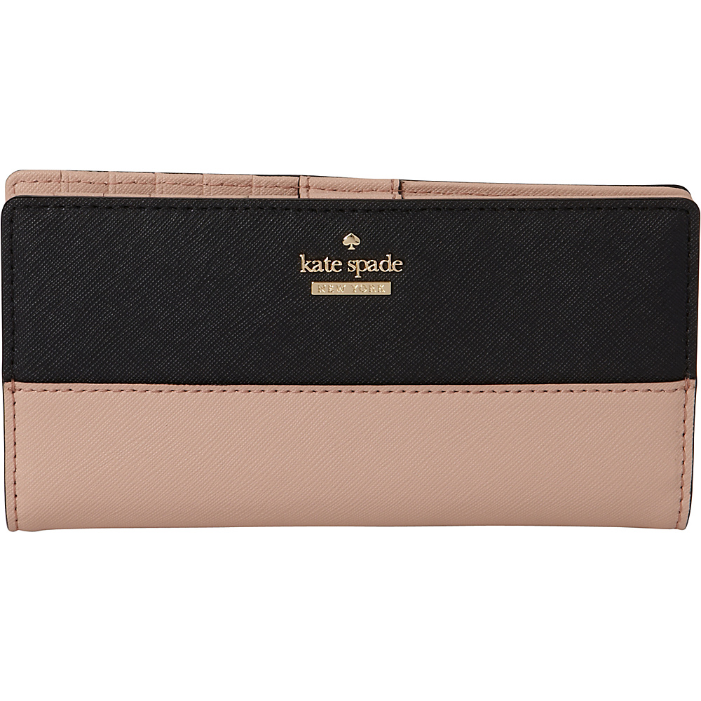 kate spade new york Cameron Street Stacy Black Toasted Wheat kate spade new york Women s Wallets