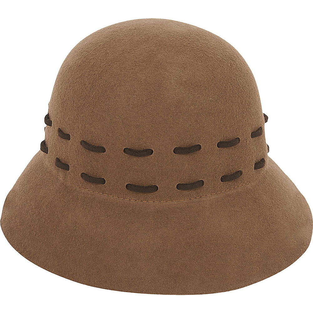 Adora Hats Wool Felt Cloche Hat Pecan Adora Hats Hats