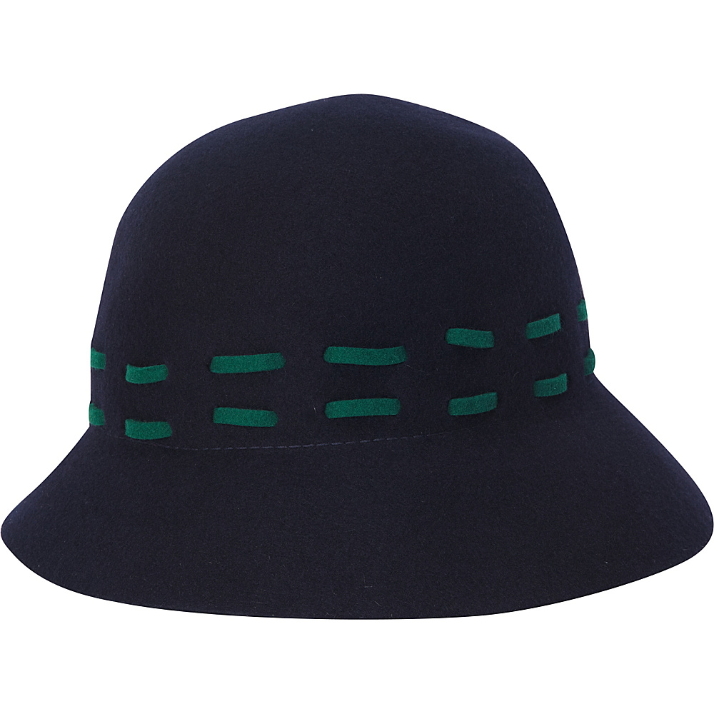 Adora Hats Wool Felt Cloche Hat Navy Adora Hats Hats