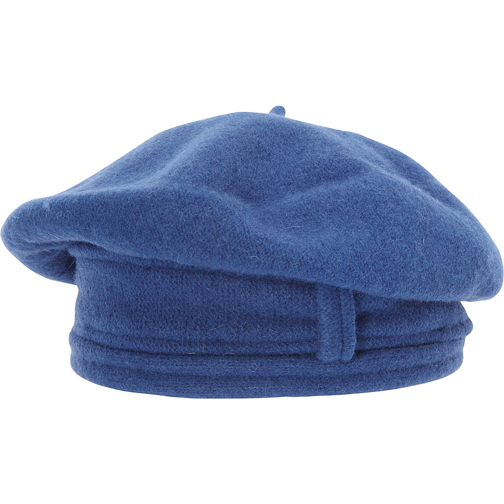 Adora Hats Wool Beret Hat Blue Adora Hats Hats