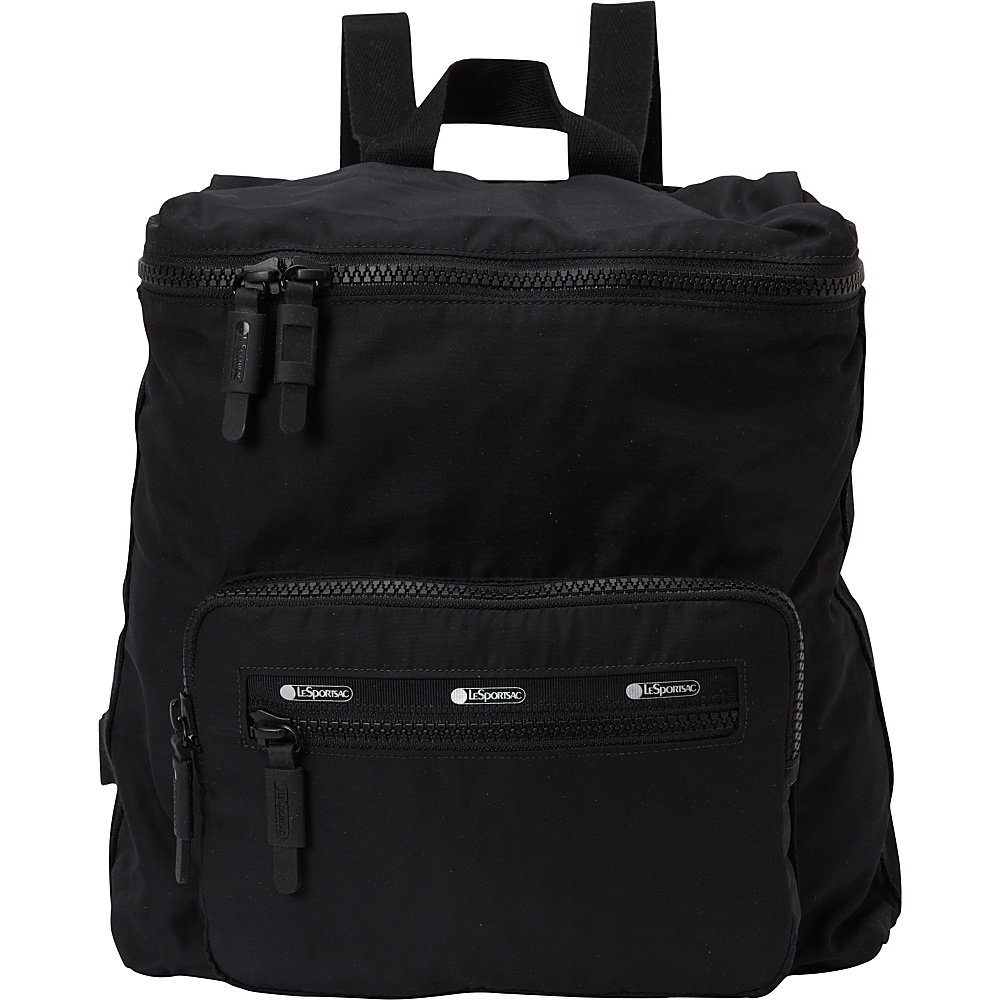 LeSportsac Travel Portable Backpack True Black T LeSportsac Fabric Handbags