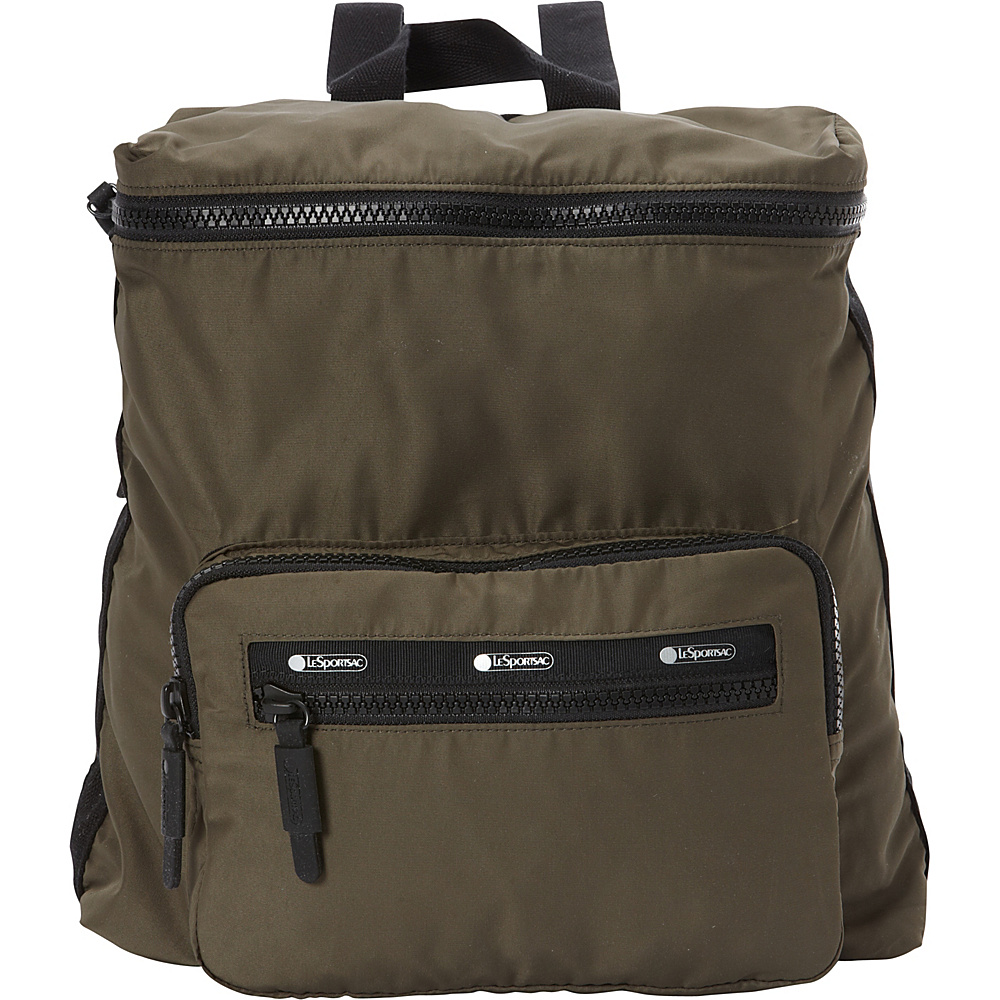 LeSportsac Travel Portable Backpack Gravel LeSportsac Fabric Handbags