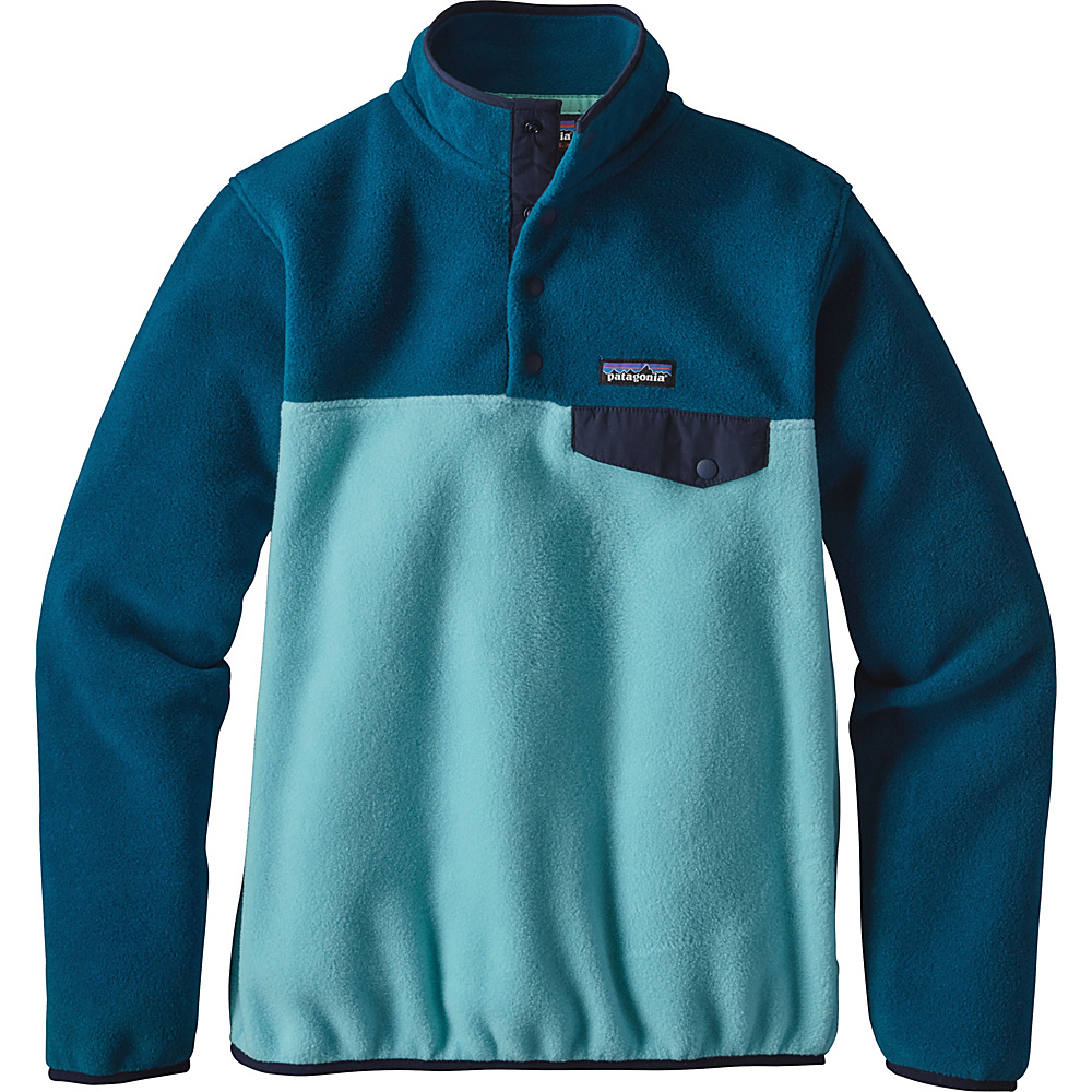 Patagonia Womens Lightweight Synch Snap T Pullover M Cuban Blue Patagonia Women s Apparel