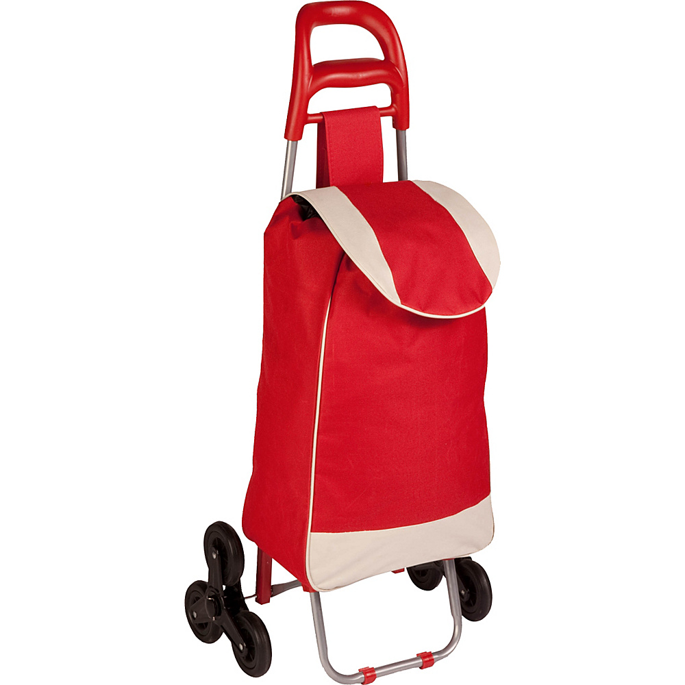 Honey Can Do Tri Wheel Bag Cart Red Honey Can Do Luggage Accessories
