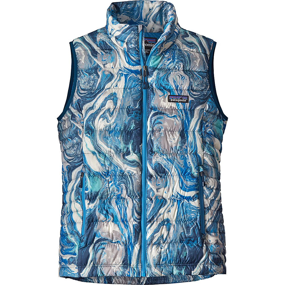 Patagonia Womens Down Sweater Vest L Rivermouth Big Sur Blue Patagonia Women s Apparel