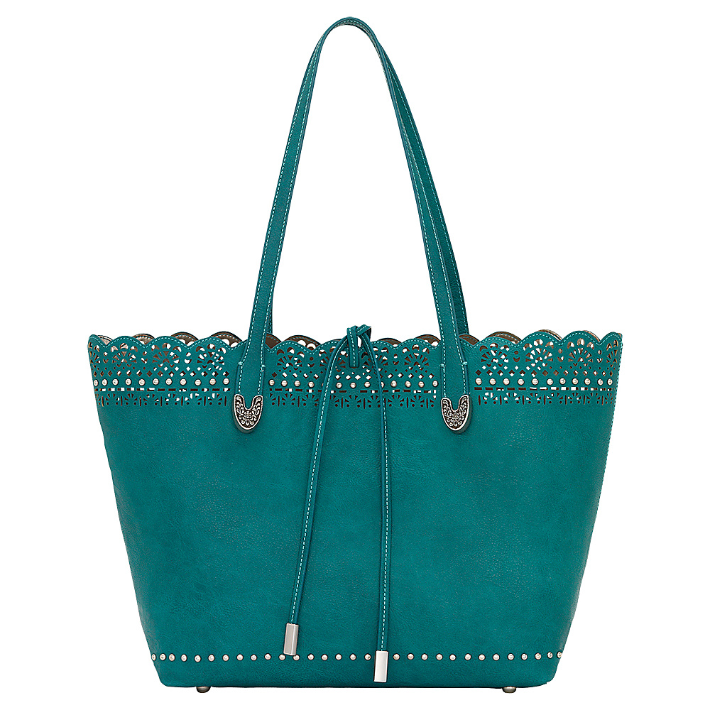 Bandana Darlington Filigree Day Tote Turquoise Bandana Manmade Handbags