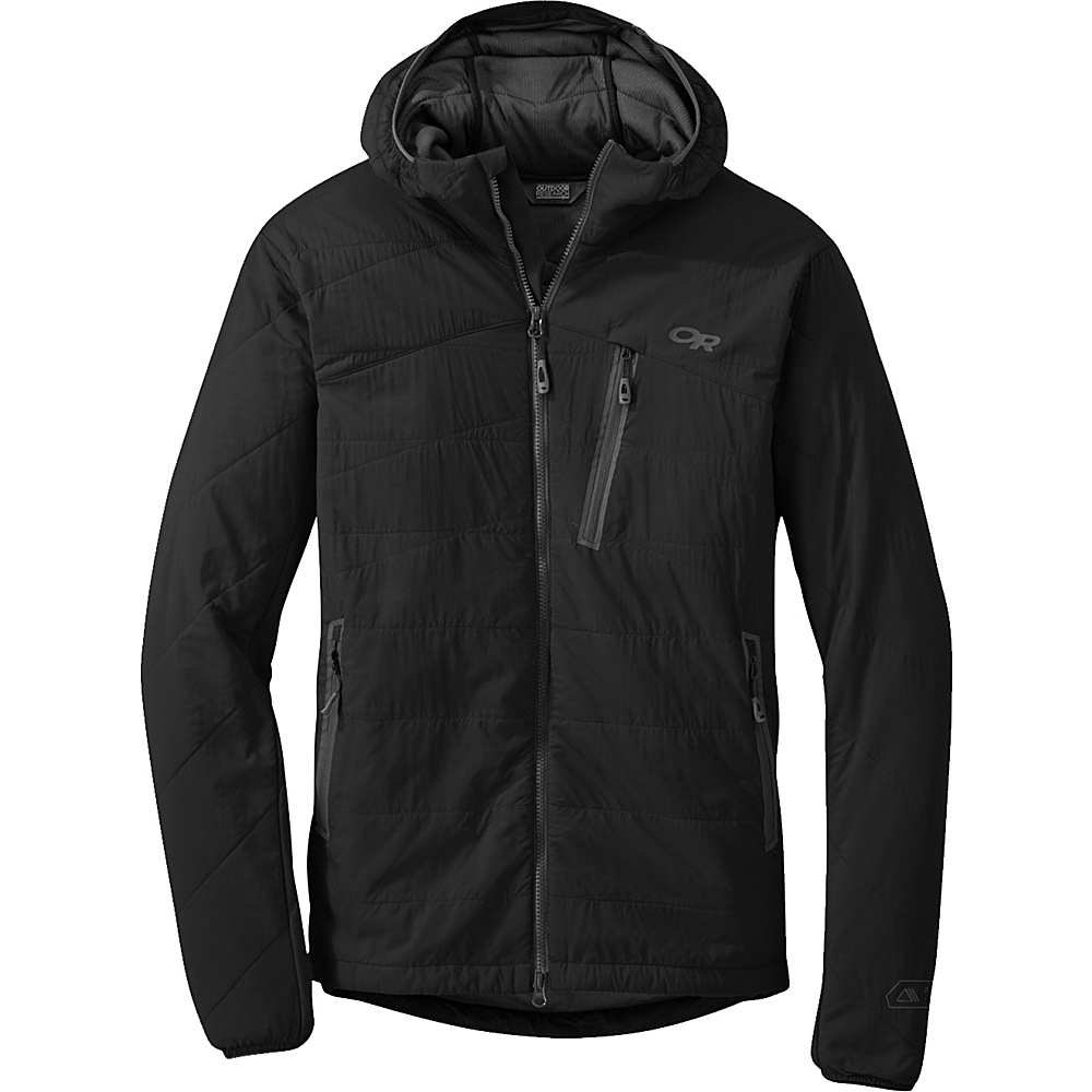 Outdoor Research Uberlayer Hooded Jacket M Black Outdoor Research Men s Apparel