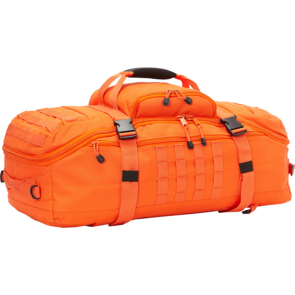 Fox Outdoor 3 in 1 Recon Gear Bag Safety Orange Fox Outdoor Outdoor Duffels