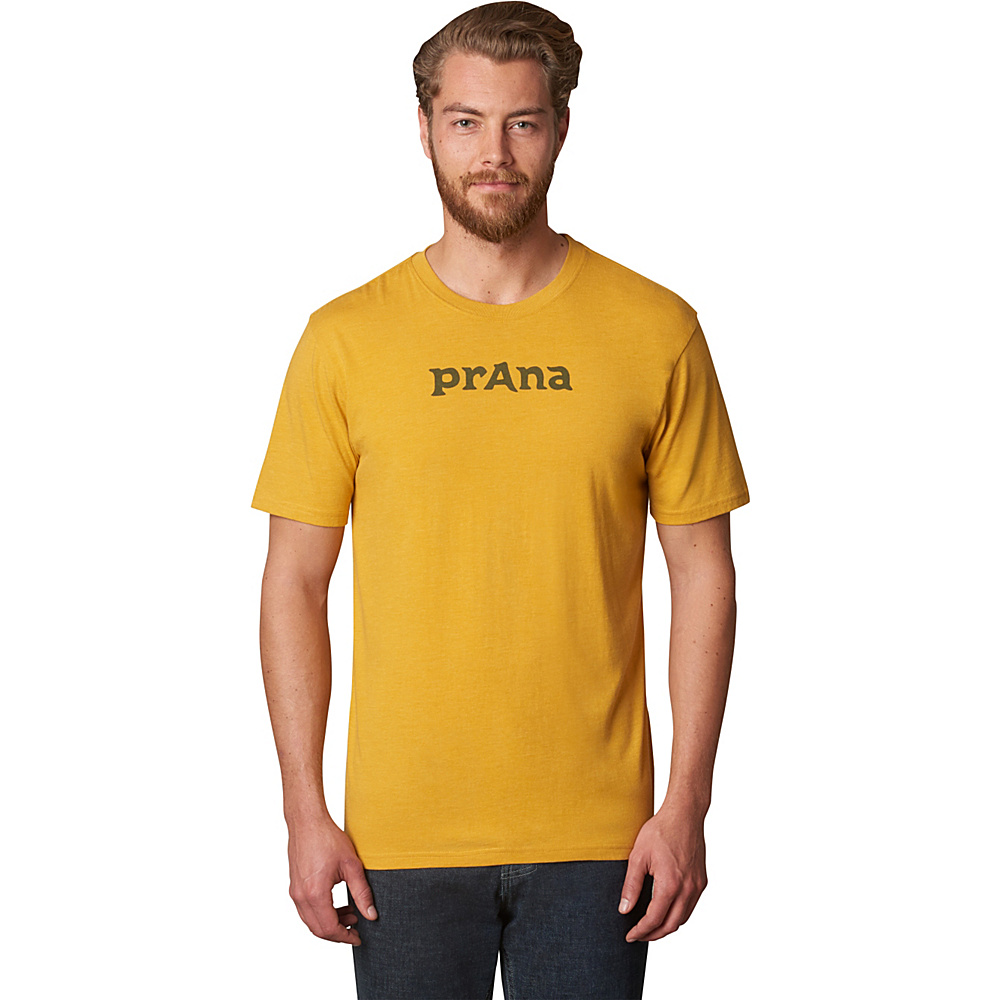 PrAna Logo Shirt M Marigold PrAna Men s Apparel