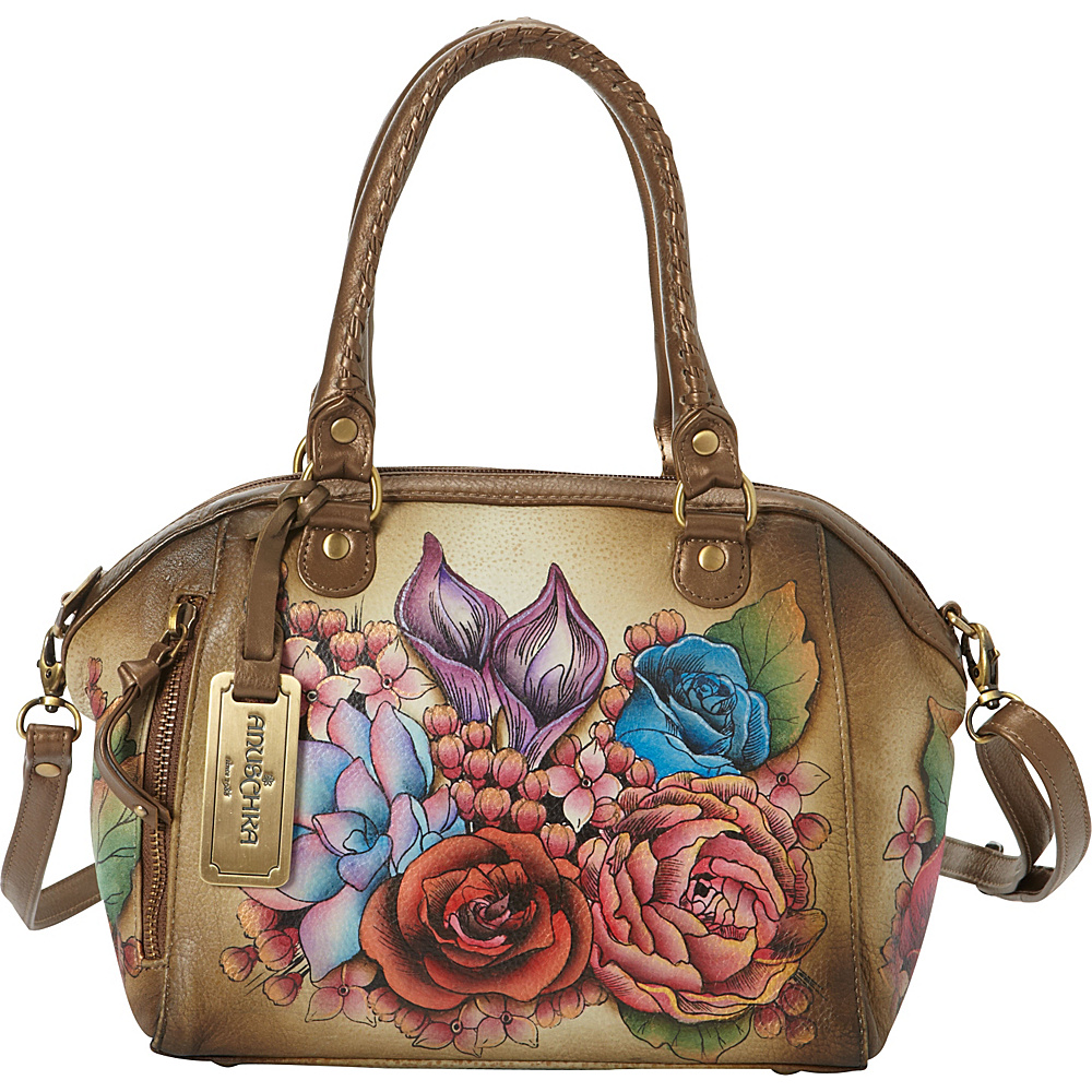 Anuschka Mini Convertible Tote Lush Lilac Bronze Anuschka Leather Handbags