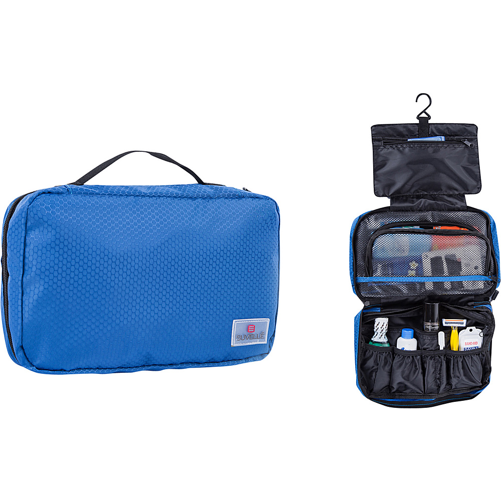 Suvelle Hanging Toiletry Travel Kit Organizer Blue Suvelle Toiletry Kits
