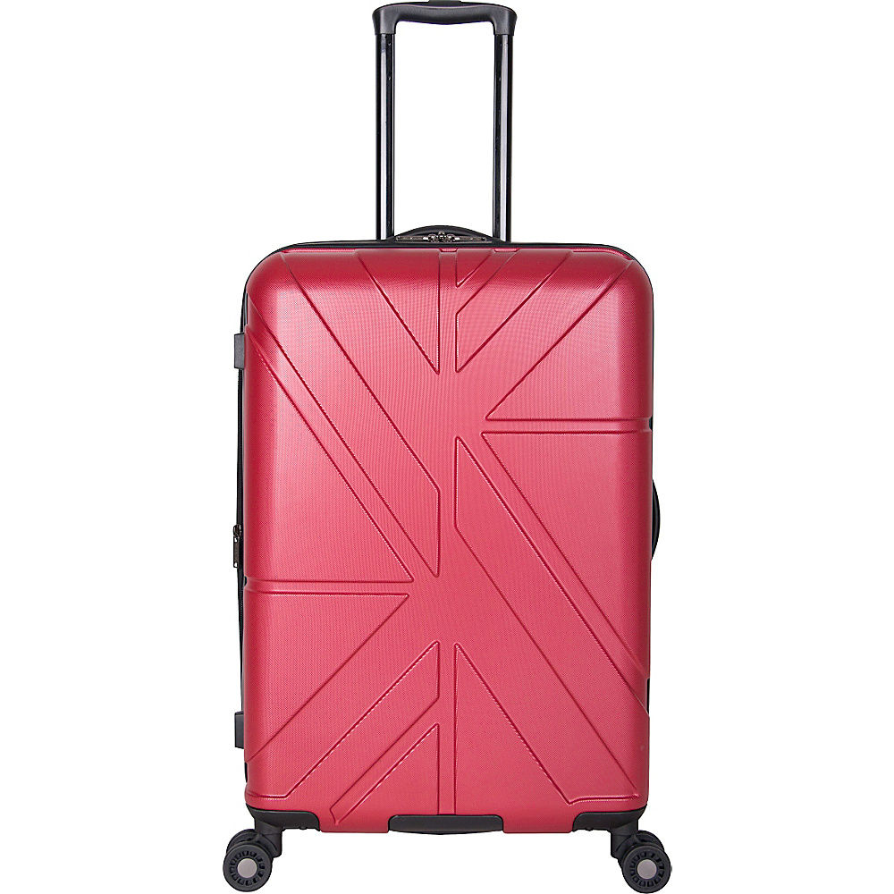Ben Sherman Luggage Oxford Collection 20 Carry On Luggage Red Ben Sherman Luggage Hardside Carry On