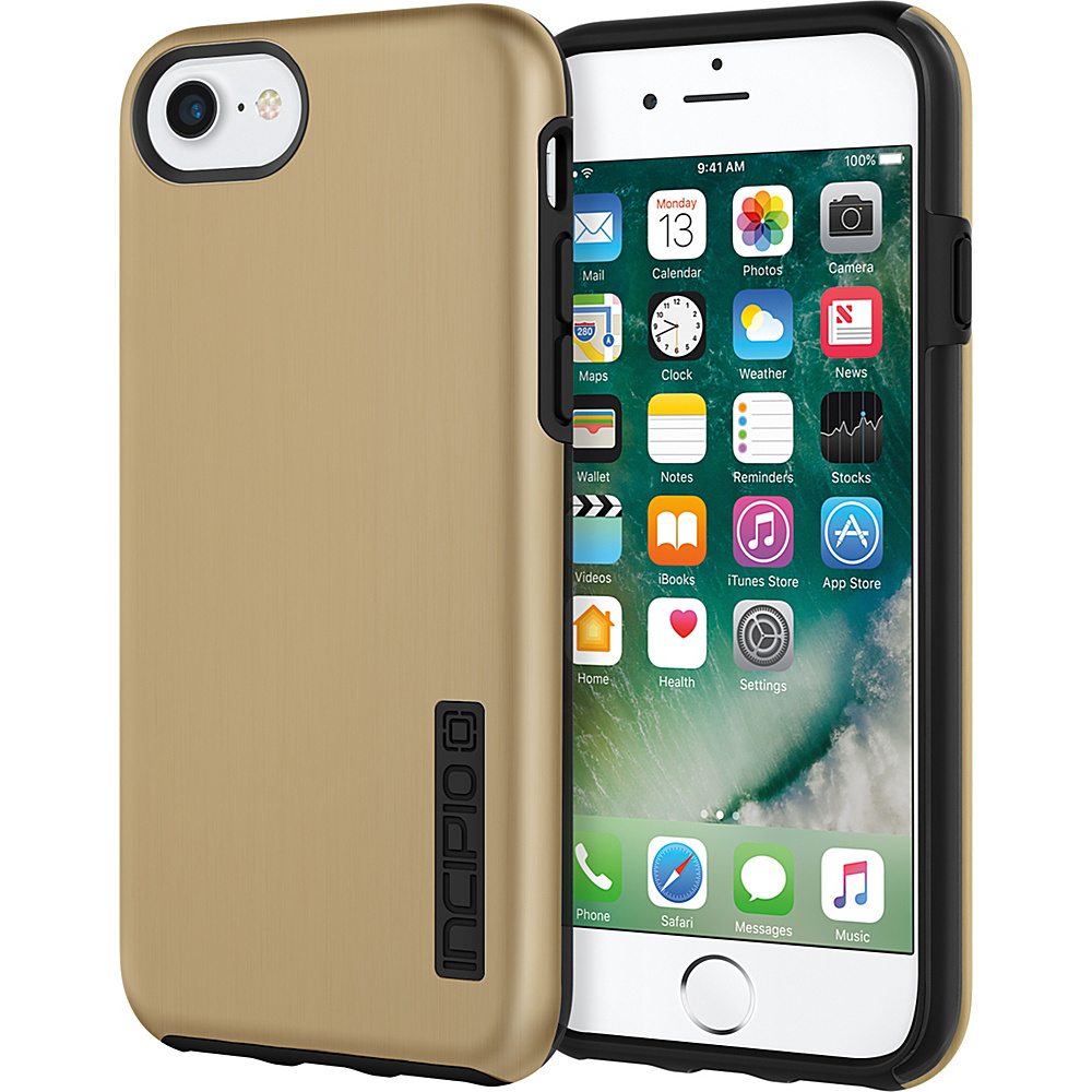 Incipio DualPro SHINE for iPhone 7 Gold Black GDB Incipio Electronic Cases