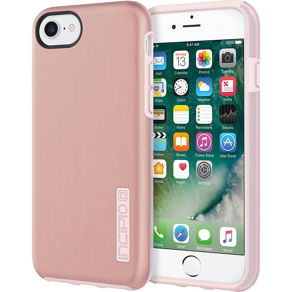 Incipio DualPro SHINE for iPhone 7 Rose Gold Blush Pink RGP Incipio Electronic Cases