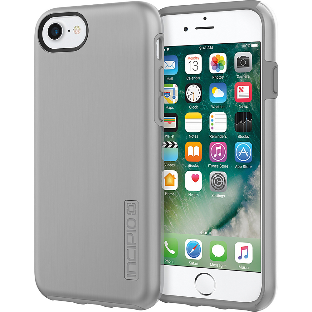 Incipio DualPro SHINE for iPhone 7 Silver Gray SLG Incipio Electronic Cases