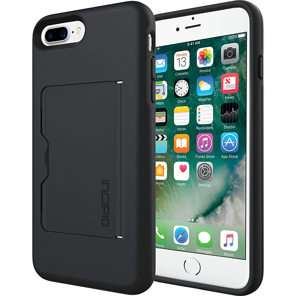 Incipio Stowaway for iPhone 7 Plus Black Incipio Personal Electronic Cases