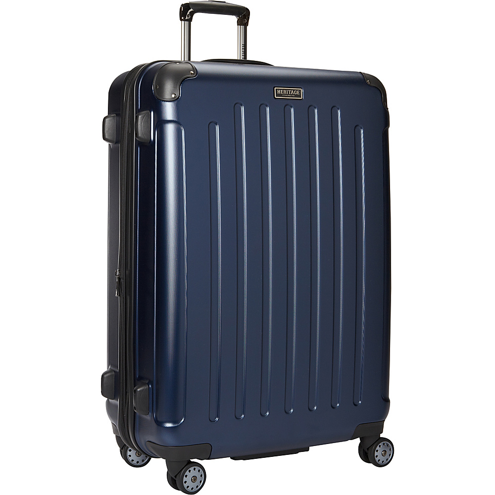 Heritage Logan Square Collection 29 Expandable 8 Wheel Luggage Navy Heritage Hardside Checked