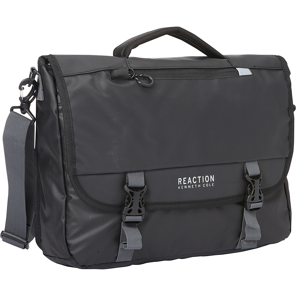 Kenneth Cole Reaction Relent Mess Hype Computer Messenger Bag Black Kenneth Cole Reaction Messenger Bags