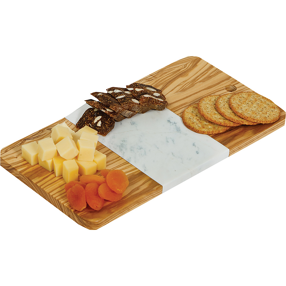 Picnic Plus Crema Marble Cutting Board Wood Picnic Plus Outdoor Accessories