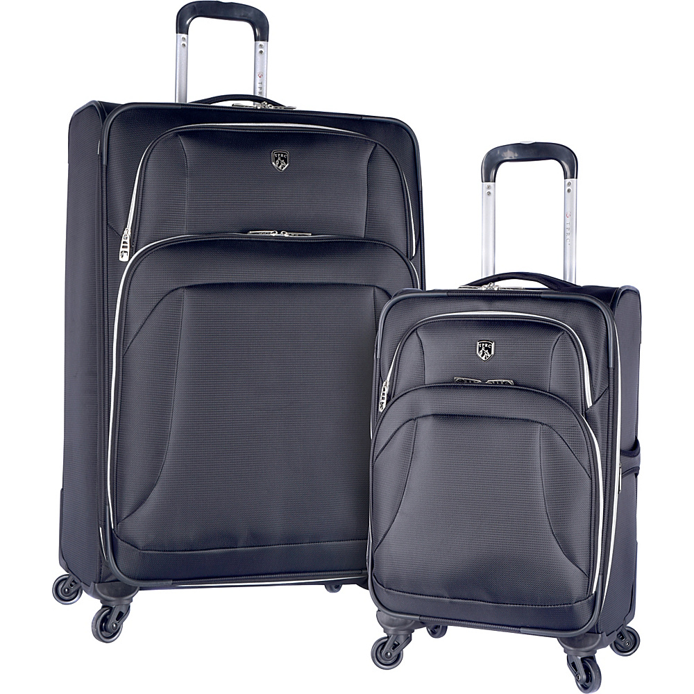 Travelers Club Luggage Odessa 2pc Expandable Softside Luggage Black Travelers Club Luggage Luggage Sets