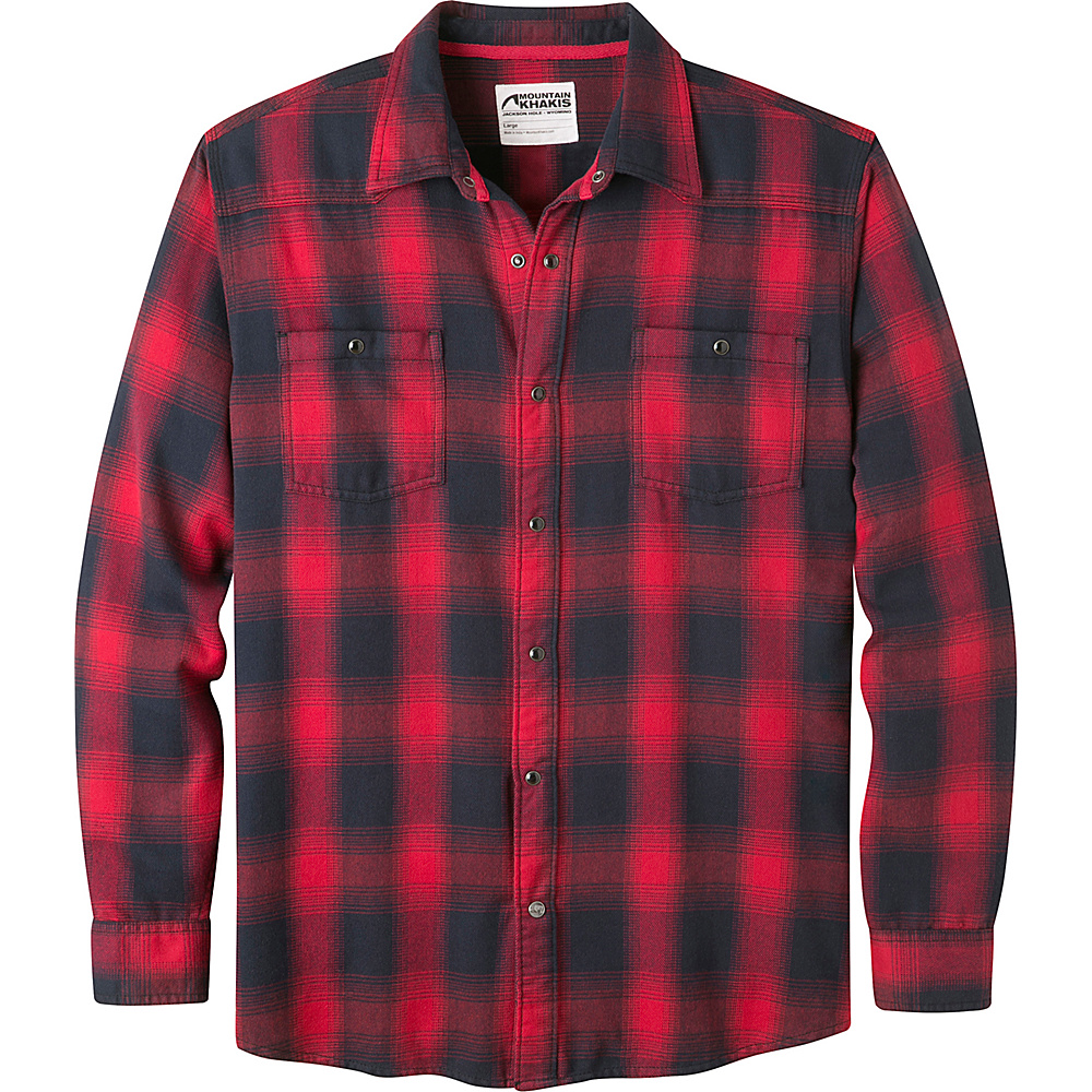 Mountain Khakis Saloon Flannel Shirt 2XL Cardinal Mountain Khakis Men s Apparel