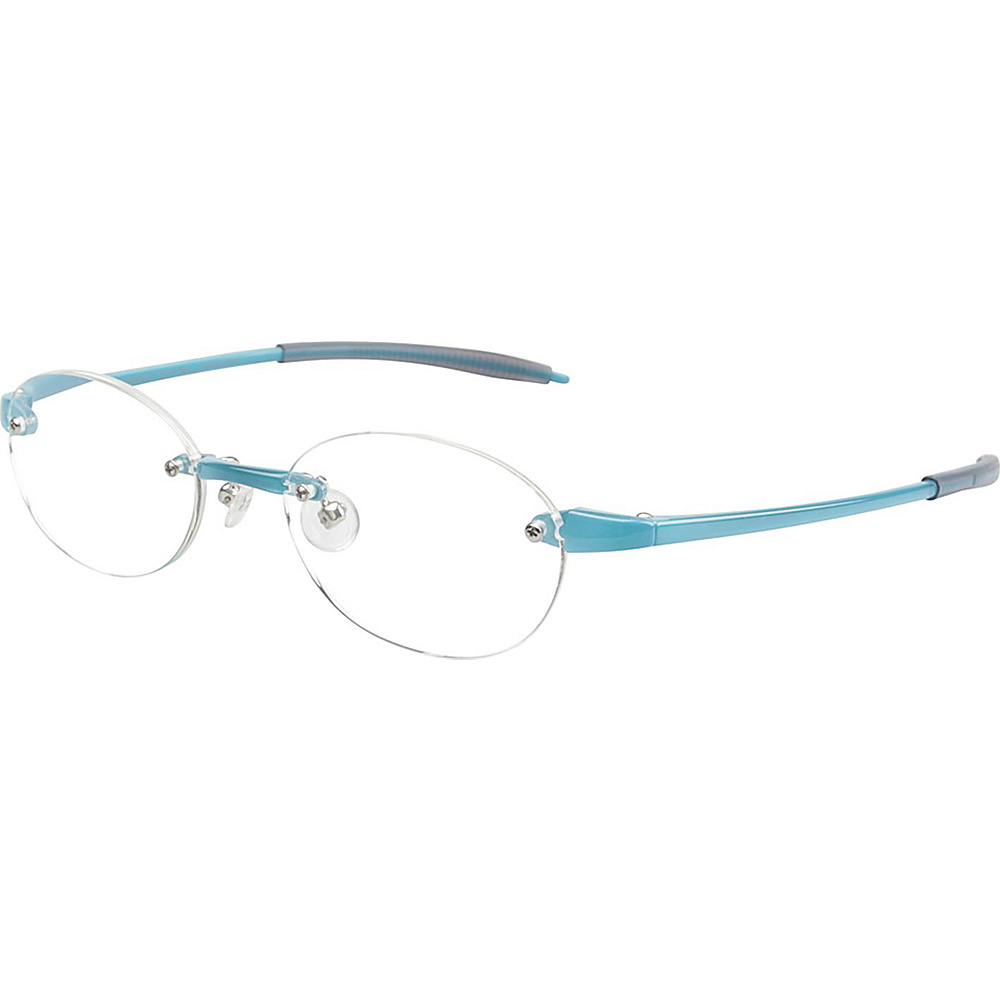Visualites Round Reading Glasses 1.25 Turquoise Visualites Sunglasses
