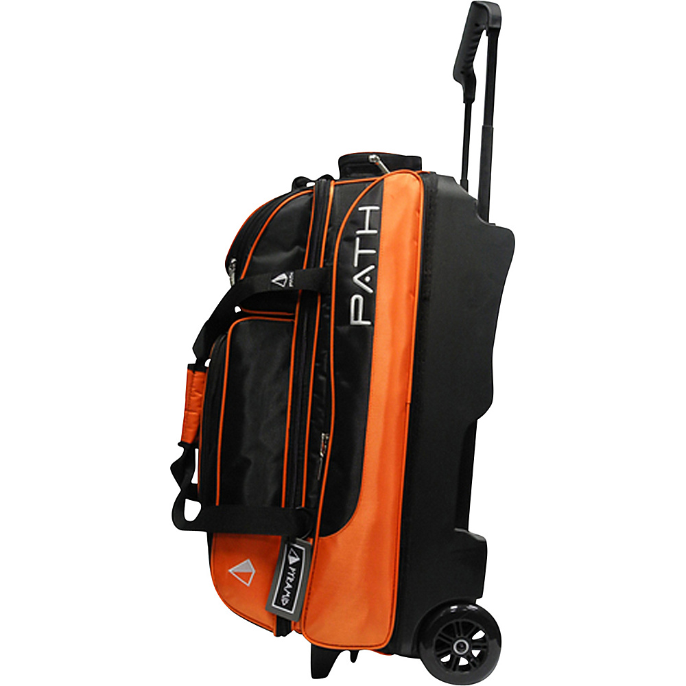 Pyramid Path Triple Deluxe Roller Bowling Bag Orange Pyramid Ski and Snowboard Bags