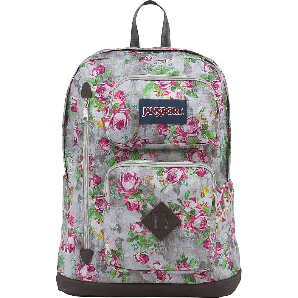 JanSport Austin Backpack Discontinued Colors Multi Concrete Floral JanSport Everyday Backpacks