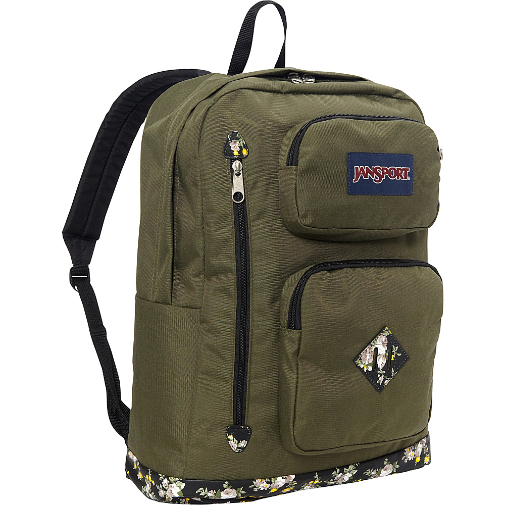 JanSport Austin Backpack Discontinued Colors Multi Midnight Bouquet JanSport Everyday Backpacks