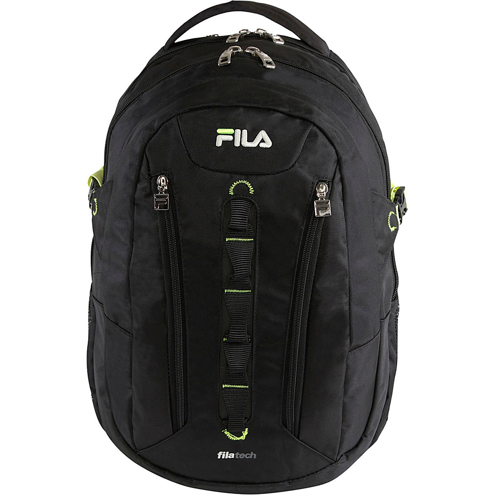 Fila Vertex Tablet and Laptop Backpack Black Fila Everyday Backpacks