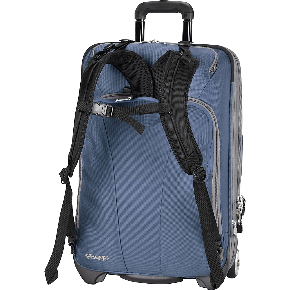 eBags TLS 22 Convertible Wheeled Carry On Blue Yonder eBags Softside Carry On