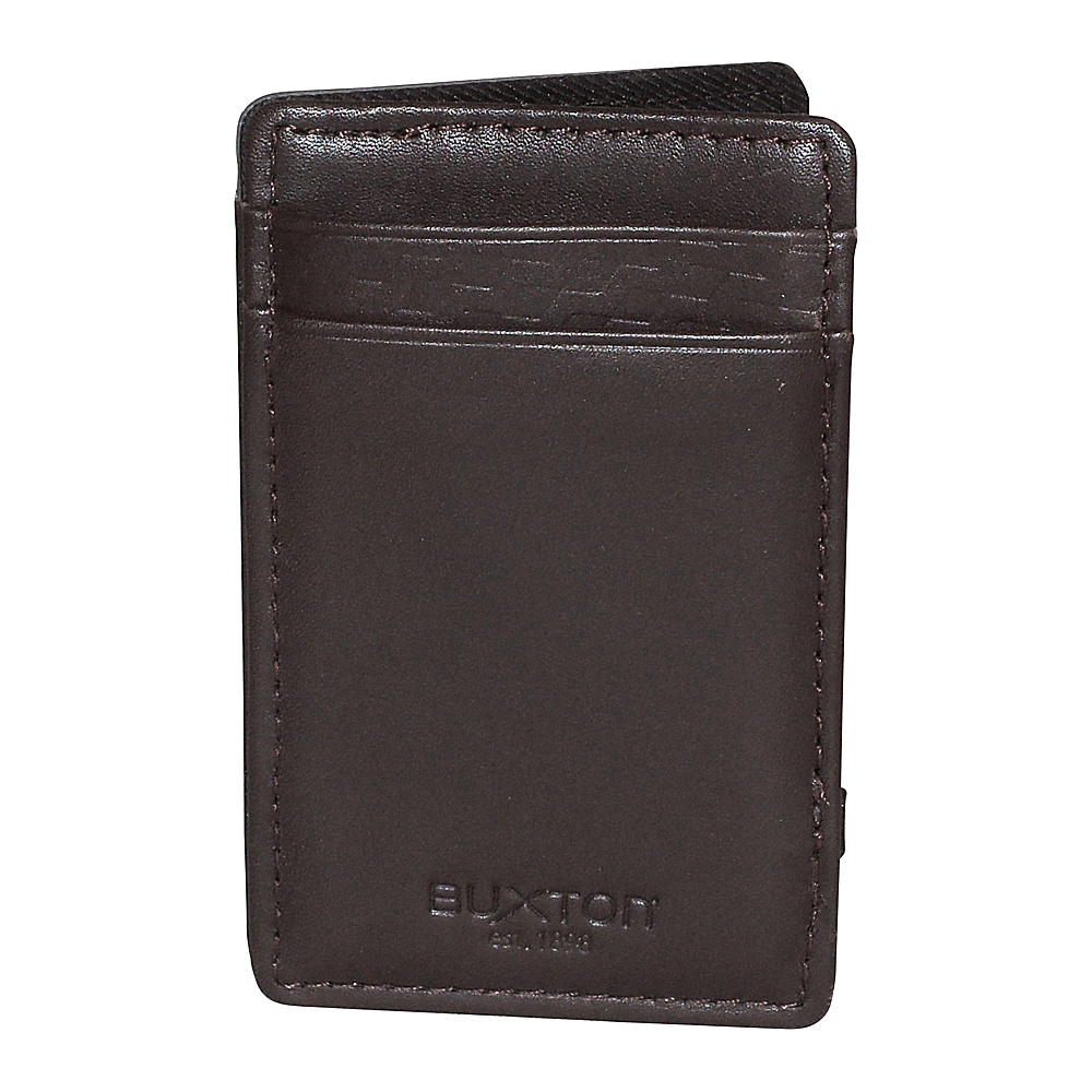 Buxton Bellamy RFID I.D. Magic Wallet Brown Buxton Men s Wallets