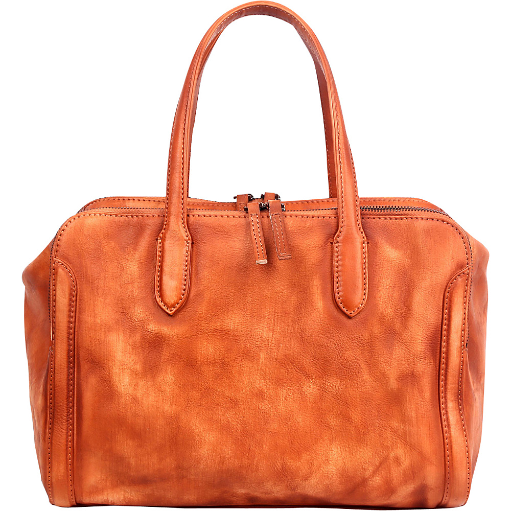 Old Trend Spring Meadow Satchel Cognac Old Trend Leather Handbags