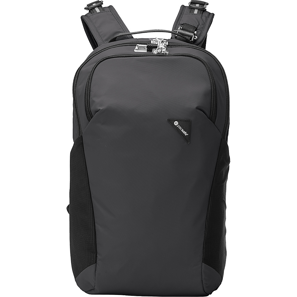 Pacsafe Vibe 20 Anti Theft 20L Backpack Black Pacsafe Laptop Backpacks