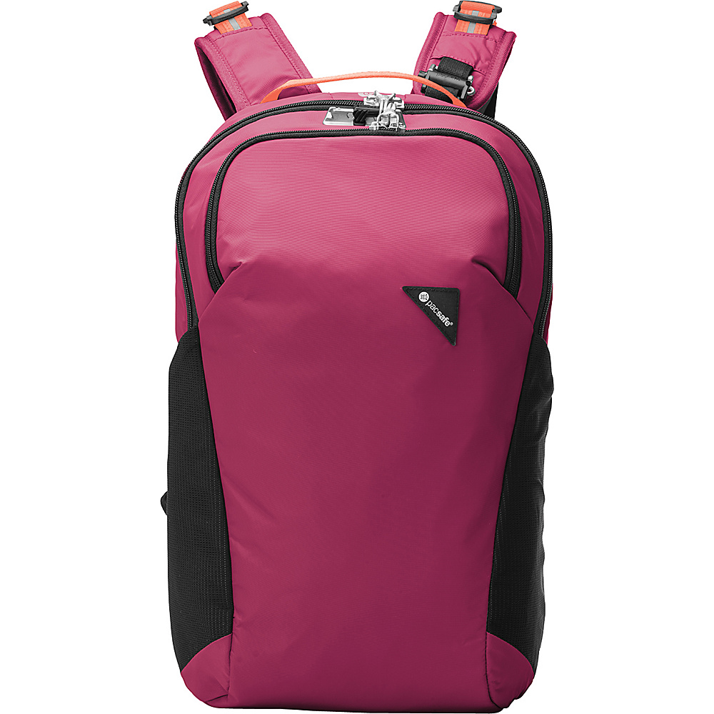 Pacsafe Vibe 20 Anti Theft 20L Backpack Dark Berry Pacsafe Laptop Backpacks