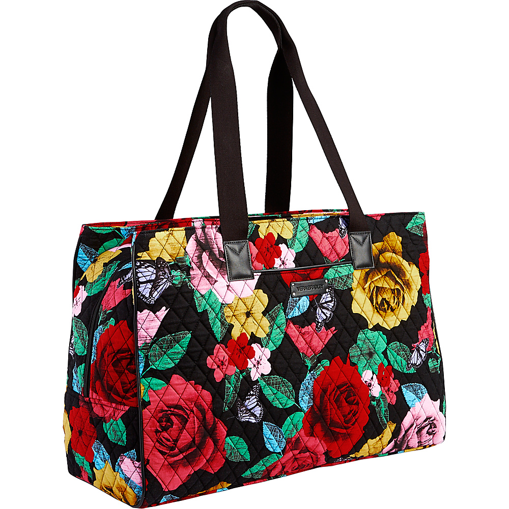 Vera Bradley Keep Charged Triple Compartment Bag Havana Rose - Vera Bradley Fabric Handbags