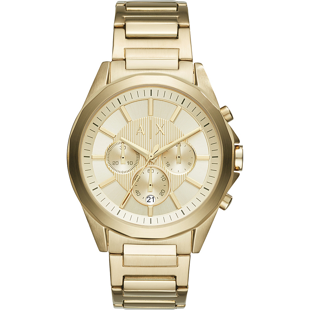 A X Armani Exchange Dress Watch Gold A X Armani Exchange Watches
