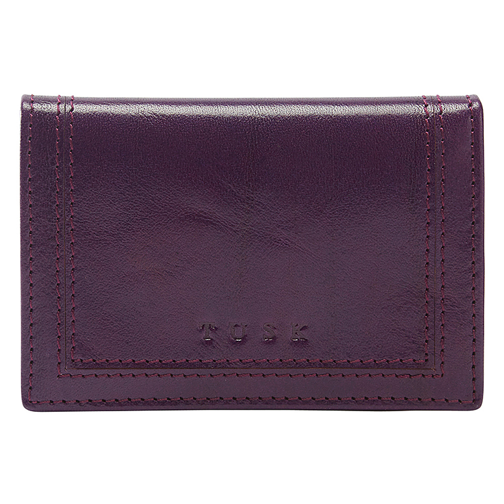 TUSK LTD Gusseted Business Card Case Purple TUSK LTD Business Accessories