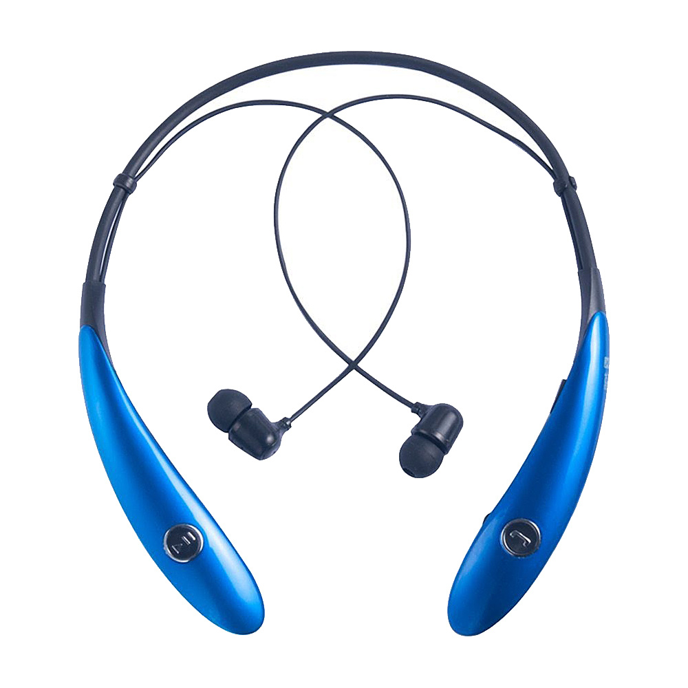 Koolulu Wireless Stereo Bluetooth Headsets Blue Koolulu Headphones Speakers
