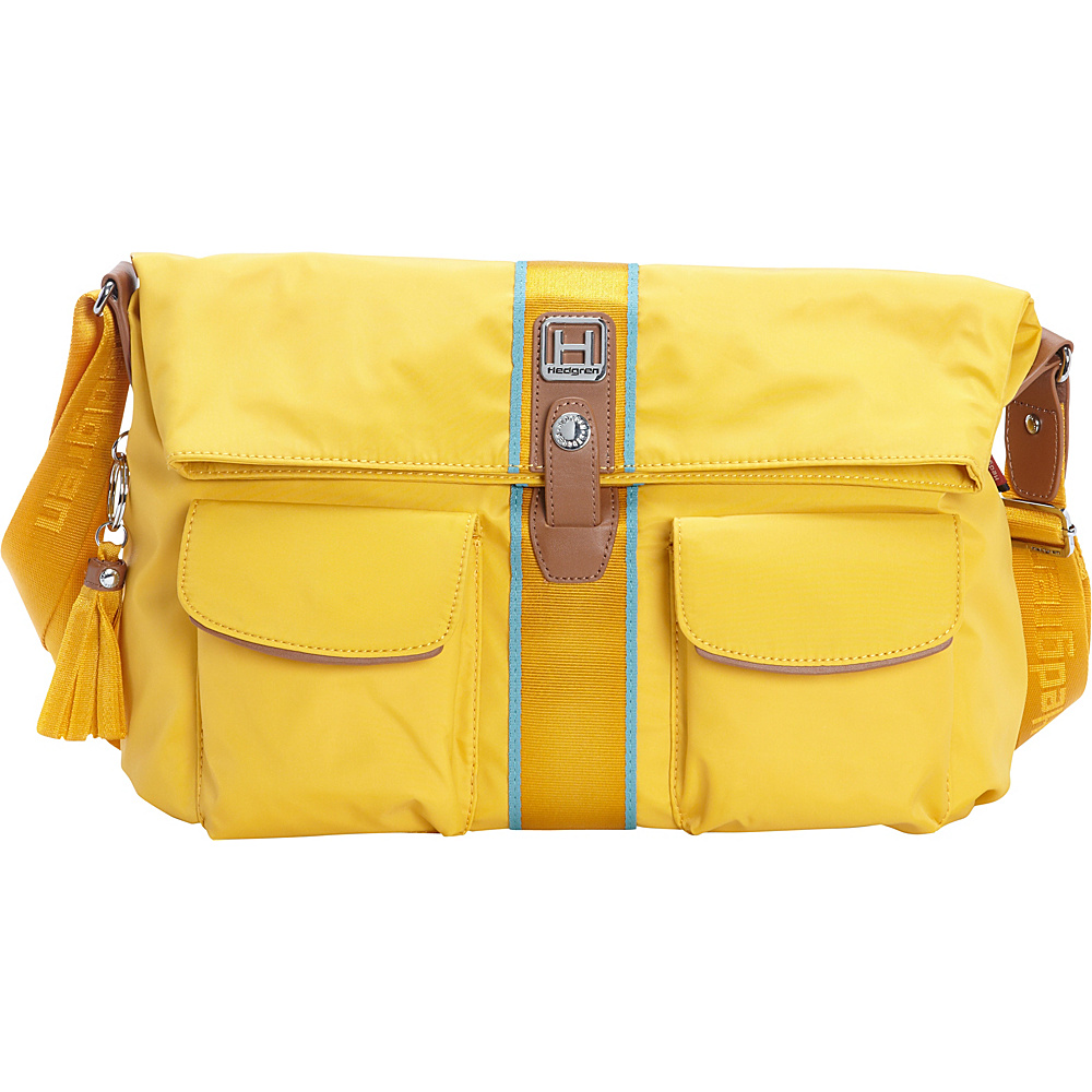 Hedgren Mae Messenger Bag Retired Colors Ceylon Gold Hedgren Fabric Handbags