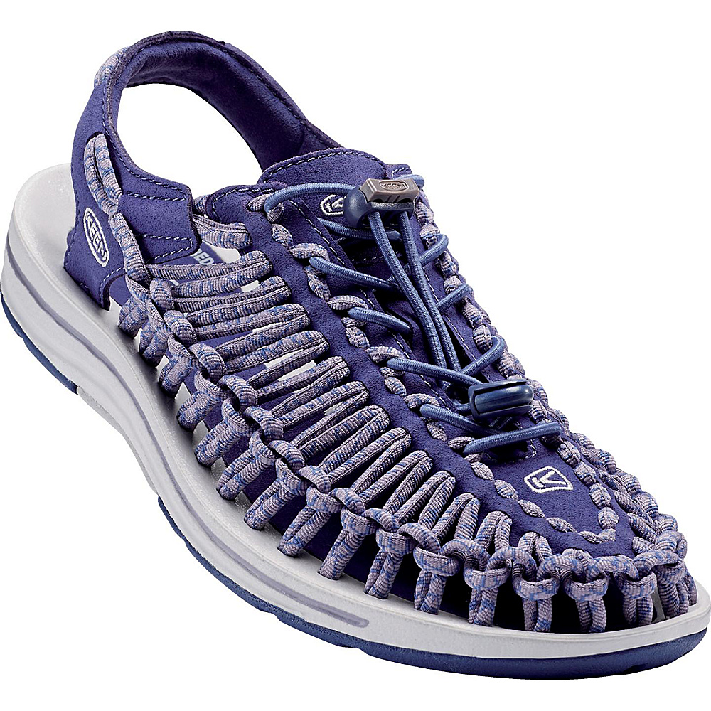 KEEN Womens UNEEK Round Cord Sandal 10 Crown Blue Purple Sage KEEN Women s Footwear