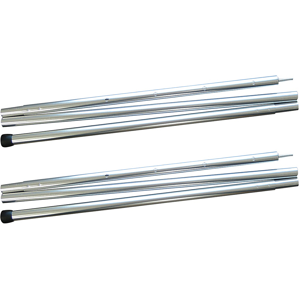 Mountainsmith Aluminum Adjustable Tarp Pole Set of 2 Silver Mountainsmith Outdoor Accessories