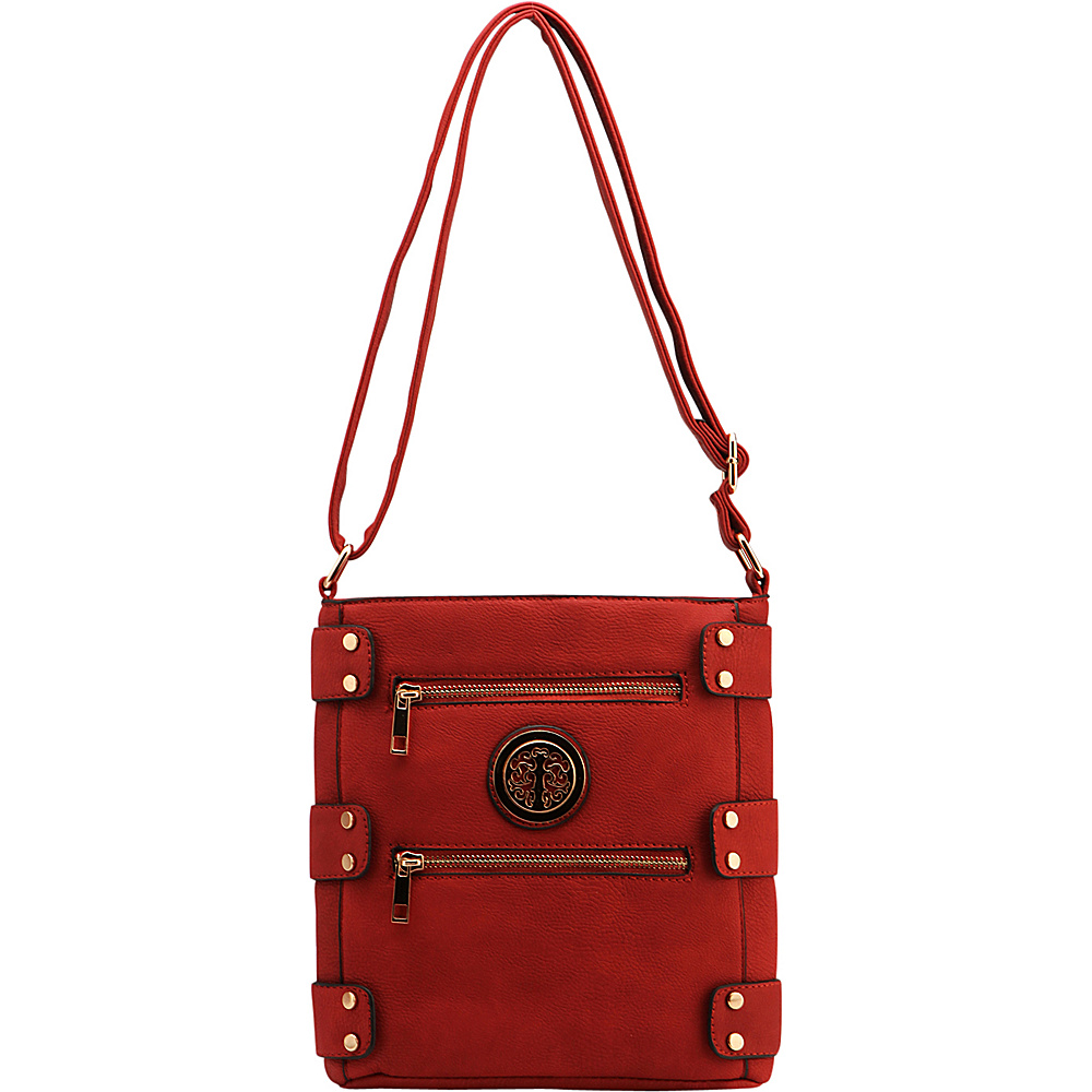 MKF Collection Adriana Crossbody Red MKF Collection Manmade Handbags