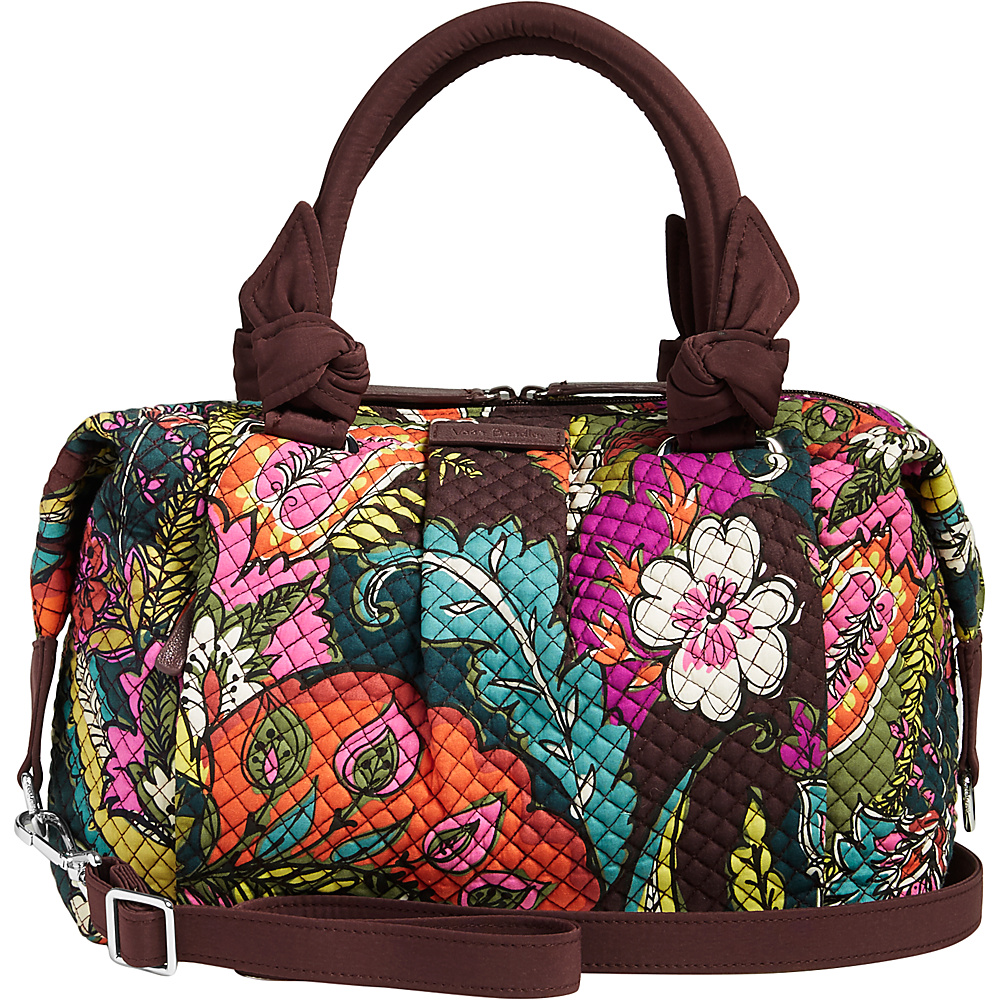 Vera Bradley Hadley Satchel Autumn Leaves - Vera Bradley Fabric Handbags