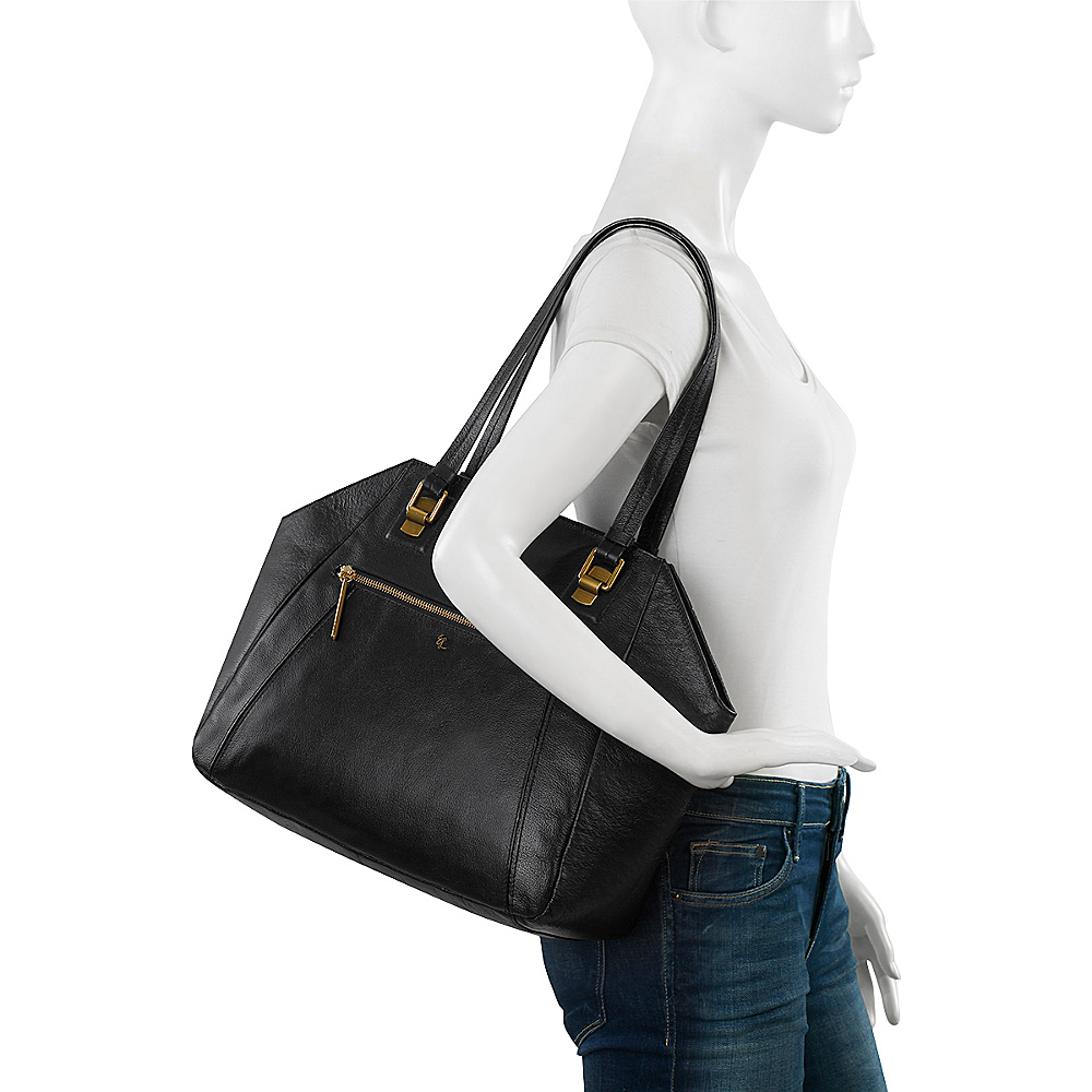 Elliott Lucca Faro Shoulder Tote Almond - Elliott Lucca Designer Handbags