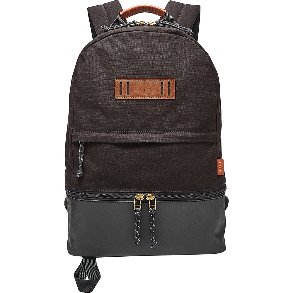 Fossil Summit Backpack Black - Fossil Laptop Backpacks