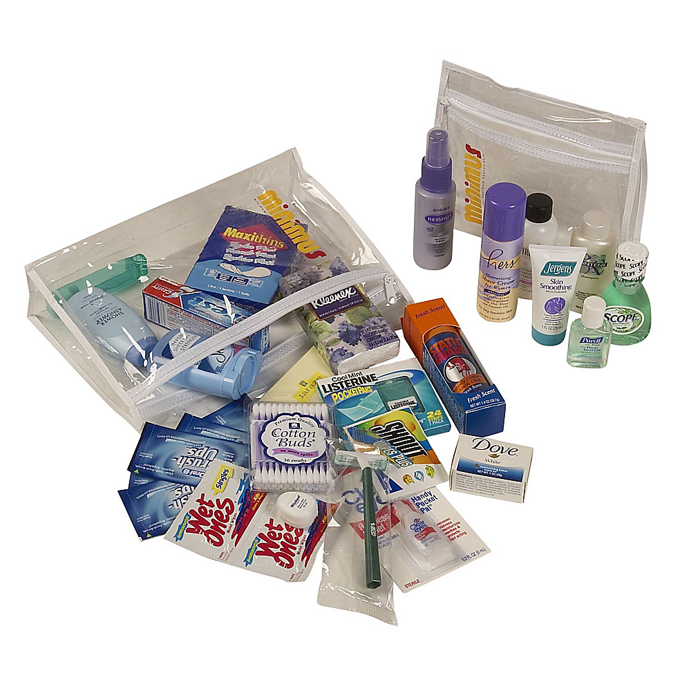 Minimus Female Personal Care Travel Kit As Shown
