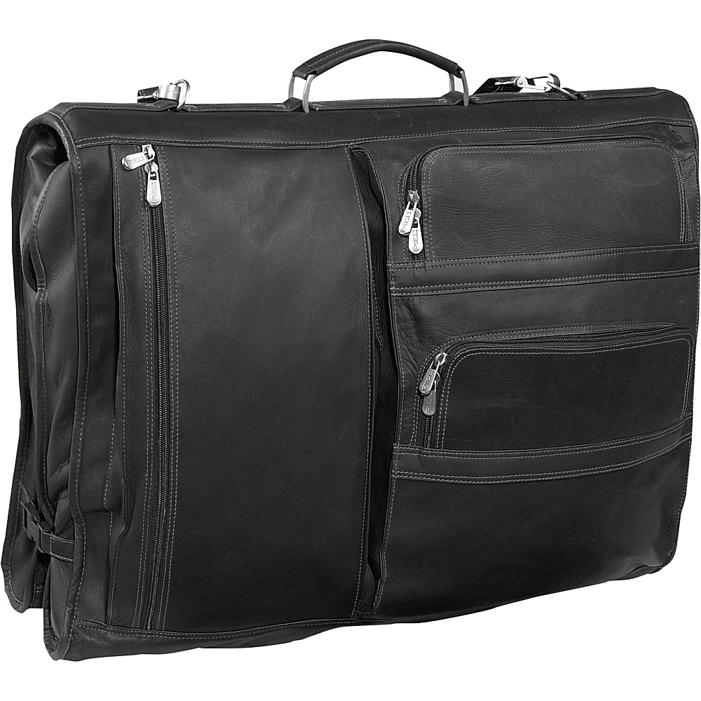 Piel Executive Expandable Garment Bag Black
