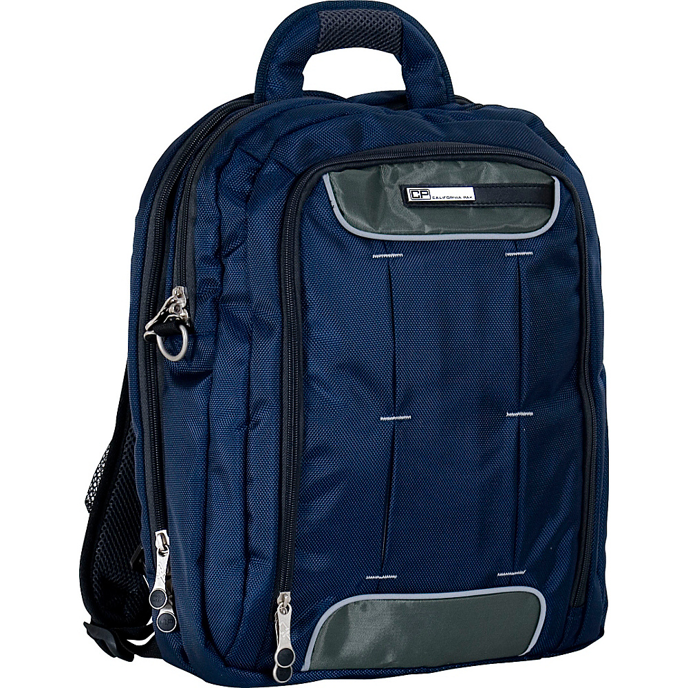 CalPak Hydro Laptop Backpack Navy Charcoal