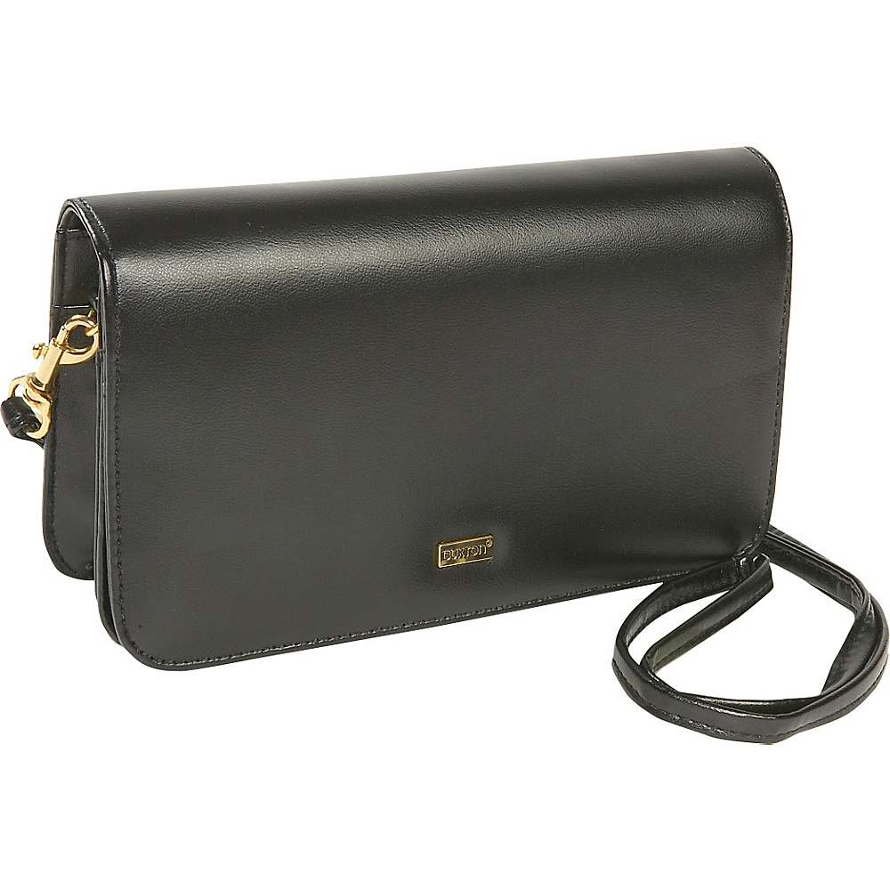 Buxton Check Clutch Mini Bag On A String Black Buxton Women s Wallets